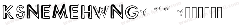 KSNEMEHWNG0 22 0字体转换